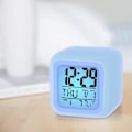Miniatyrbilde 6 av 6: Digitalt vekkerklokke for barn, 7 fargede nattlys, snooze, temperaturdeteksjon for småbarn, gutter og jenter, studenter