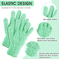 Miniatyrbilde 3 av 6: 1 Par Mikrofiber Støvmopper, Gjenbrukbare Vaskbare Rengjøringshansker for Planter Husrengjøring Bil Persienner Lamper