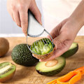Miniatyrbilde 3 av 6: Avokadoskivemaskin Multifunksjonell Avokadoskaller i Rustfritt Stål Enkelt Skjærte Groper Avokadoseparator for Frukt Kiwi Mango