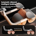 Miniatyrbillede 5 af 6: Plank Trainer Push Up Sundhedsmæssig Abdominal Hjul Automatisk Tilbageførsel Abdominal Muskeltræning Husholdningsmodel Ab Roller Orange - Timing