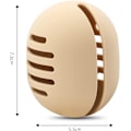 Miniatyrbillede 2 af 8: Makeup Sponge Holder - 2 stk. Silikon skønhedssvampsholder, Makeup Sponge Rejsetaske Silikon Dobbeltsidet Ventileret Åndbar Skønhedssvampsholder Khaki+Grey