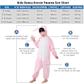 Pikkukuva 2 / 7: Syksy- ja talvi-flanelipuku miehille ja naisille, tähti-kani Koni-kani piirretty yhden osan pyjamapari kotikäyttöön Pink 140cm