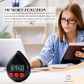 Miniatyrbild 2 av 4: Digital Kök Timer - Nedräkningsräknare - Magnetisk Nedräkningstimer med Stor Display - Digital Visuell Timer - Kök