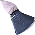Miniatyrbild 6 av 7: Dam solhatt med hästsvans UV-skydd hopfällbar nät bred brätte strand fiskehatt Two-color adult—pink