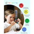 Pikkukuva 6 / 8: Nopeuskuutio, Magic Puzzle Cube Super-kestävä hiilikuitu tarra kirkkailla väreillä lapsille 2x2x2