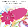 Pikkukuva 4 / 8: Paper Quilling -työkalu, muovinen DIY-rullatyökalu, kevyt ja yksinkertainen paperin rypytystyökalu taittojen, kukkien ja origami-käsitöiden valmistukseen