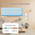 Miniatyrbilde 4 av 5: 3x Tuya Wifi Temperatur- og fuktighetssensor innendørs termometer hygrometer