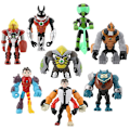 Miniatyrbillede 5 af 5: 11 stk./sæt Legetøjs Samling Gave Dukke Model Dekoration Ben 10 Legetøj Beskytter Af Jorden Actionfigurer 8 in 1 Other
