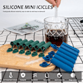 Miniatyrbild 5 av 5: 4 färger Mini Ice Cube Stick Bricka med lock,  Ice Cube formar för vattenflaskor, Lätt tryck och pop ut vattenflaska Ice Stick mögel