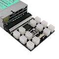 Miniatyrbillede 4 af 5: PCI-e 6-pins Strømadapter Breakout Board Konverter 12V til Ethereum Btc Antminer Miner Mining Server PSU GPU