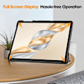 Miniatyrbild 5 av 5: För Honor Pad X9 Pro Fodral Anti-Fall Läder Ställ Tablet Skydd - Roséguld Rose Gold