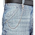 Miniatyrbillede 7 af 7: Nøglering, 2 stk. Lange, robuste nøgleringe 24 tommer Metal Buks Kæde Lomme Nøglering Pengepung Kæde Pengepung Kæde Jeans Kæde