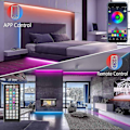 Miniatyrbilde 2 av 4: 20m LED-lys Bluetooth RGB-lys LED-stripelys