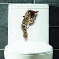 Miniatyrbillede 5 af 7: Søde 3D Katte Vægmærker 3 Pak Vægstickers Piger Drenge Soveværelser Stue Vægdækning Cat 1