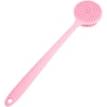 Pikkukuva 3 / 8: Silikoniselkäharja suihkuun ja kylpyyn pitkällä kahvalla Pink