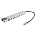 Miniatyrbilde 1 av 5: 4K HDMI Dokkingsstasjonadapter med hurtiglader - 8-i-1 Type-C Dokkingsstasjon