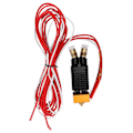 Miniatyrbild 4 av 5: 2 i 1 ut Hotend Kit 2 Färg Metall 12V 3D Skrivare Extruder med Silikonhölje Skruvar för Ender 3 för CR10S Pro12V
