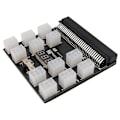 Miniatyrbillede 1 af 5: PCI-e 6-pins Strømadapter Breakout Board Konverter 12V til Ethereum Btc Antminer Miner Mining Server PSU GPU