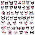 Pikkukuva 5 / 5: 50 kpl Tarroja - Kuromi