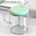 Miniatyrbild 3 av 6: 400 ml, Elektrisk Blandningskopp, Hög Borosilikatglas, Bärbara Kaffe Muggar för Kaffe, Mjölk, Proteinpulver
