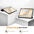 Miniatyrbillede 4 af 5: For Honor Pad X9 Pro Cover Anti-Drop Læder Stand Tablet Cover - Sort Black
