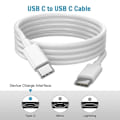 Miniatyrbild 4 av 4: iphone snabbladdare USB-C strömadapter 20W + 2m kabel vit - 1st Laddare & 1st 2m laddkabel