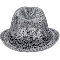Pikkukuva 3 / 6: Naisten ja miesten säihkyvä ontto fedora-aurinkolippis, taitettava ja pakattava trilby-panama kesärantahattu