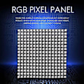 Miniatyrbillede 2 af 5: Ws2812b Led Rgb Fleksibel Pixel Panel 16x16 Individuelt Adresse