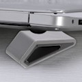 Miniatyrbillede 6 af 8: Laptop Stativer, Tiltbar Kileformet Højderør Mini Notebook Tastatur Forhøjede Fødder Bærbar Ventileret Stativ til Kontor Hjem 2 stk