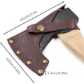 Pikkukuva 4 / 5: Axe-suojus - Kirveen Holster Nahka | Kirveen Kotelo Vyöllä | Kestävä Kirveen Suojus