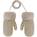 Miniatyrbild 2 av 4: Toddler Magic Stretch Mittens Tjocka Plyschfodrade, Vinter BabyBoysGirls Stickade Vantar Varma Fluffiga Hel Fingerhandskar Kallt Väder Skidhandskar för 0-6Y