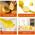 Miniatyrbillede 3 af 5: Citron-Lime Saftpresser, Manuel Saftpresser til din ultimative Citron-Saftløsning