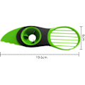 Miniatyrbillede 2 af 6: 2 stk Avocado Chopper Multifunktionel Frugtkutter Skræller Kernefjernere 3-i-1 Avocado Skæreredskab til Frugt Kiwi Mango