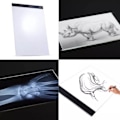 Miniatyrbillede 7 af 7: A4 LED Tegnebræt - Lysbord / Lysplade - Bærbar Hvid