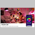 Miniatyrbillede 3 af 5: 3 stk. Smart Homekit WiFi MR16 Smart LED Pære 12V RGBCW Dæmpbar Lampe Siri Stemmestyring 5W Spotbelysning Farveskift