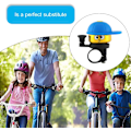 Miniatyrbillede 4 af 4: Cykelklokke Sød Tegneserie Design Cykelklokke Høj Lyd Cykelhorn til Børnecykler Foldbar Cykel Mountainbike
