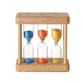 Miniatyrbild 1 av 5: 3 färger timglas timer för barn, 1+3+5 minuter mini timglas, kök matlagning timer för klassrum hem kontor dekoration
