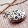 Pikkukuva 7 / 10: Steampunk-tyyliä oleva vintage-taskukello ketjulla 1