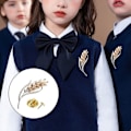 Miniatyrbillede 4 af 10: 100 stk. Slips Knapper Nål Holdere Spænde GULD guld
