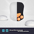 Pikkukuva 5 / 6: Kissan tassu hiirenmatto, ergonomisesti muotoiltu hiirenmatto, rannetuella varustettu hiirenmatto, silikonigeelihiirenmatto, söpö hiirenmatto, kawaii hiirenmatto Black