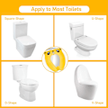 Miniatyrbillede 5 af 7: Rejse-Toilettræningssæde til Småbørn, Bærbar Toilettræningssæde til Børn, Foldbart Toilettræningssæde i ABS-Materiale med 8 Anti-Skrid Sikkerhedspuder og 1 Bærepose Yellow Panda