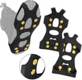 10-stud Universal Ice No Slip Snow Shoe Spikes Grips Cleats - XL