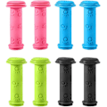 Miniatyrbilde 6 av 6: 2 Par Sykkelstyregrep Scootergrep Sklisikre Gummiknappgrep for BMX/MTB/Jenter og Gutter Barn Scooter Sykler (Blå)