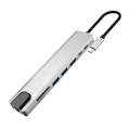 Miniatyrbilde 4 av 5: 4K HDMI Dokkingsstasjonadapter med hurtiglader - 8-i-1 Type-C Dokkingsstasjon