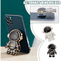 Miniatyrbild 2 av 4: Telefon grepp universell telefon ringhållare astronaut form klibbig finger grepp telefonhållare hopfällbart grepp 2-pack