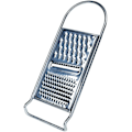 Miniatyrbilde 2 av 5: Heavy Duty Flat Ost Rivjern i Rustfritt Stål med Håndtak, 3-veis Multifunksjonell Flat Mat Rivjern, Razor Sharp Tenner