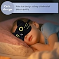 Miniatyrbild 2 av 4: Sömn Ögonmask, Cartoon Cat Ögonmask Mjuk Plysch Ögonmask för Sovande Resa Blockout Sovmasker Ögonlock