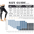 Miniatyrbild 5 av 5: Svarta leggings för kvinnor Mjuka leggings med hög midja och magkontroll Leggings för sport Träning Gym Löpning Yoga Byxor XL