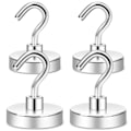 Miniatyrbillede 1 af 4: Stærk Magnetisk Hængekrog, Robust Neodymium Magnetisk Hængekrog Holder Op Til 30 kg, Rustfri Magnetisk Hængekrog