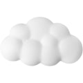 Miniatyrbillede 1 af 6: Cloud Håndledsstøttepude til Mus Ergonomisk Blød PU Læder Hukommelsesskum Håndledsmerter Lettelse til Kontor Skole Hjem Bærbar & Computermus White
